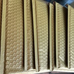 BUNDLE OF 13 - 9”x 6” Gold Metallic Bubble Mailers BRAND NEW